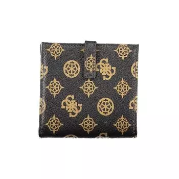 Коричневый полиэтиленовый кошелек Guess Shoes