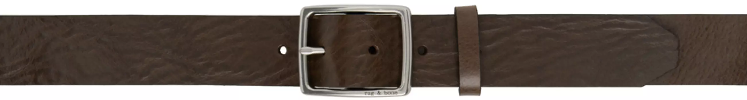 Коричневый прочный ремень rag & bone