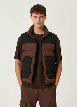 Коричневый пуховик Academia