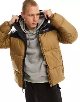 Коричневый пуховик Columbia Puffect II