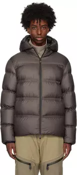 Коричневый пуховик Masac Moncler