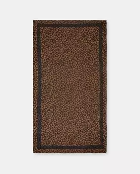 Коричневый шарф с животным принтом Codello, коричневый