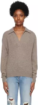 Коричневый свитер Джо KHAITE