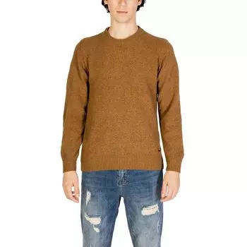 Коричневый свитер из полиэстера Gianni Lupo