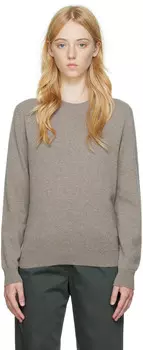 Коричневый свитер с викуньей Oasi ZEGNA