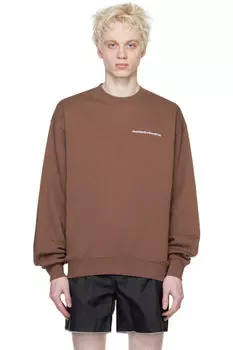 Коричневый свитшот с вышивкой Stockholm (Surfboard) Club