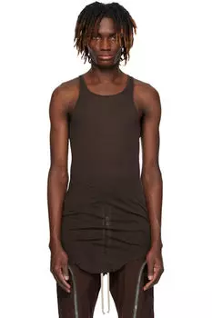 Коричневый топ Hollywood Basic Rib Rick Owens
