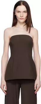Коричневый топ-труба Silvia Staud