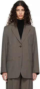 Коричневый удлиненный пиджак Totme