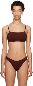 Коричневый верх бикини Azur ERES