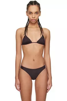 Коричневый верх бикини Praia Tropic of C