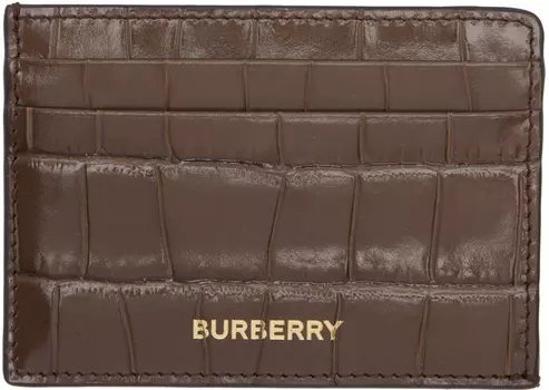 Коричневый визитница Kier Burberry