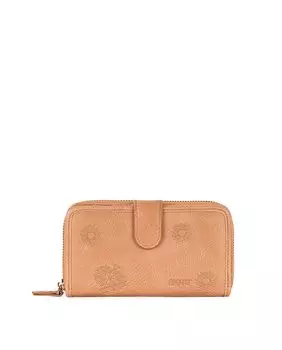 Коричневый женский кошелек Basel на молнии SKPAT, коричневый