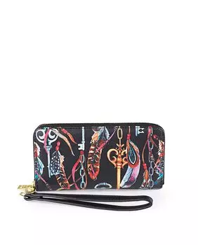 Коричневый женский кошелек Zagori на молнии SKPAT, коричневый