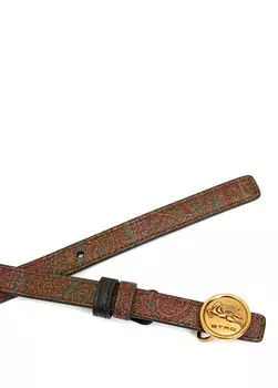 Коричневый женский ремень Etro, черный