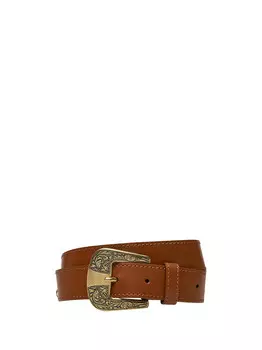 Коричневый женский ремень WRANGLER