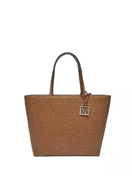 Коричневый женский шоппер Armani Exchange