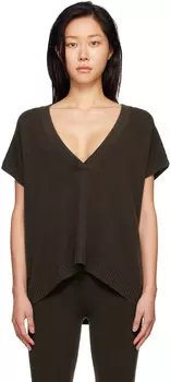 Коричневый жилет Linn LISA YANG