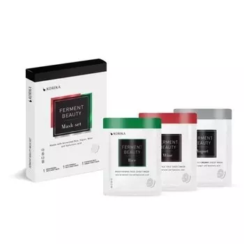 Korika Набор масок Fermentbeauty
