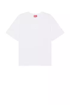 Коробчатая футболка Diesel, белый