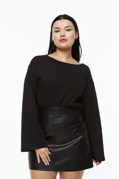 Коробчатый свитер H&amp;M, черный