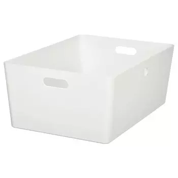 Коробка, белая, 37х54х21 см, KUGGIS IKEA