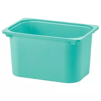 Коробка, бирюзовый, 42х30х23 см, TROFAST IKEA