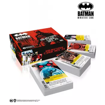 Коробка для хранения настольных игр Batman Miniatiure Game: Objective Card Set 2