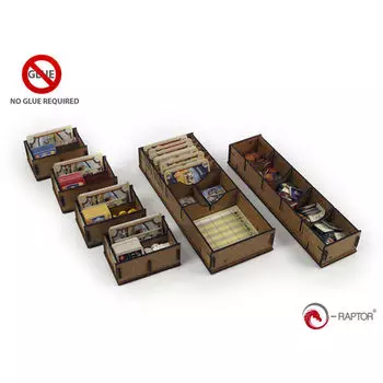 Коробка для хранения настольных игр E-Raptor Insert: Great Western Trail e-Raptor
