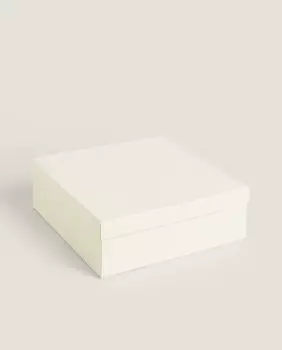 Коробка для хранения Zara Home Children's Floral Print, кремовый