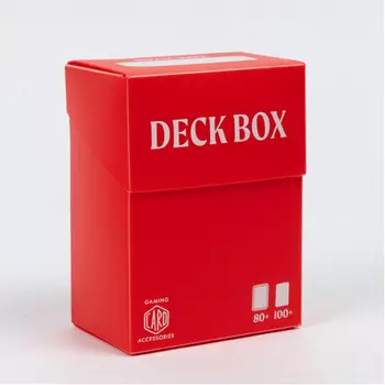 Коробка для карточек Card & Roll Accessories – Deck Box – Red