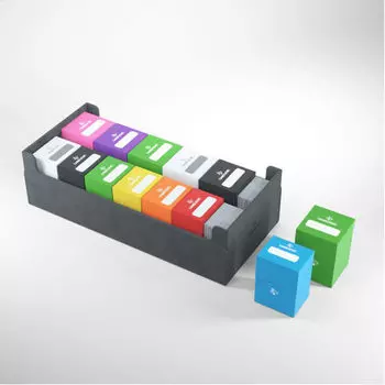 Коробка для карточек Gamegenic Dungeon 1100+ Convertible Midnight Gray Gamegenic