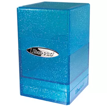 Коробка для карточек Satin Tower – Glitter Blue Ultra Pro