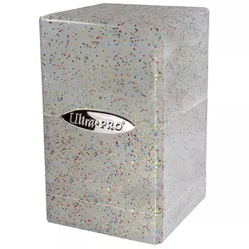 Коробка для карточек Satin Tower – Glitter Clear Ultra Pro