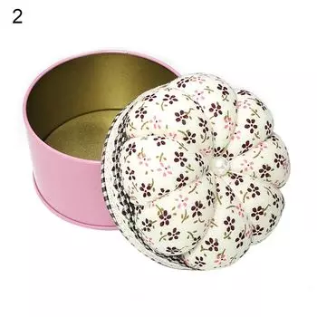 Коробка для подушек для булавок из мягкой многоцелевой ткани Коробка для подушек для булавок с креативным цветочным узором для дома-4 Stuttg, мультиколор
