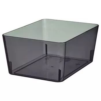 Коробка, прозрачная черная, 13х18х8 см, KUGGIS IKEA