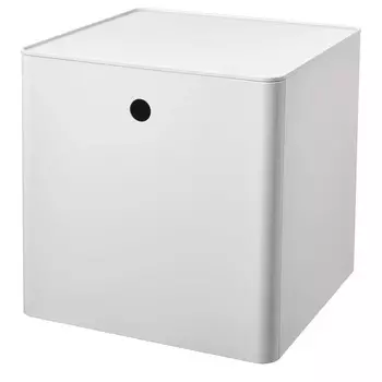Коробка с крышкой, белая, 32х32х32 см, KUGGIS IKEA
