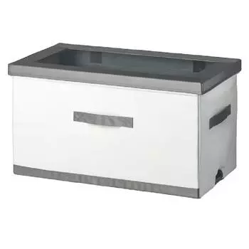 Коробка с крышкой для хранения Ikea Jattebjorn 81X45X44 см, белый/серый