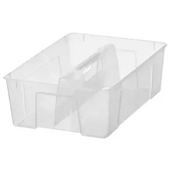 Коробка с отделениями, прозрачная, 11 л SAMLA IKEA