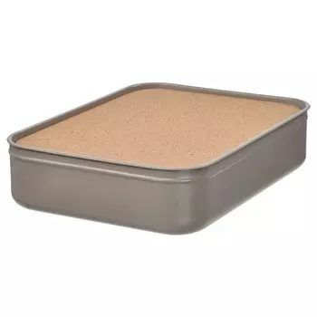 Коробка с отделениями, темно-серо-бежевый, 24х18х6 см, HARVMATTA IKEA