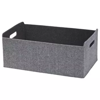 Коробка, серая, 32x51x21 см, BEST IKEA
