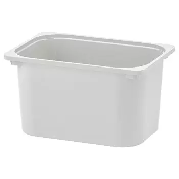 Коробка, серая, 42х30х23 см, TROFAST IKEA