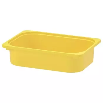 Коробка, желтая, 42х30х10 см, TROFAST IKEA