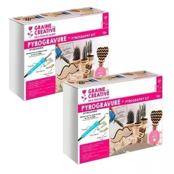 Коробки для пирографии - Креативные семена, к которым у каждого есть талант - Для детей - Электрические Youdoit