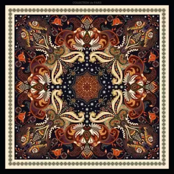 Королева декоративная подушка "Орнамент", чехол на подушку без наполнения, 1 шт Queence 40х40 см, цвет bunt + bedruckt