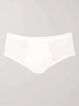 Королевские классические хлопковые трусы Zimmerli, белый