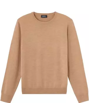 Королевский свитер APC, цвет Heather Beige