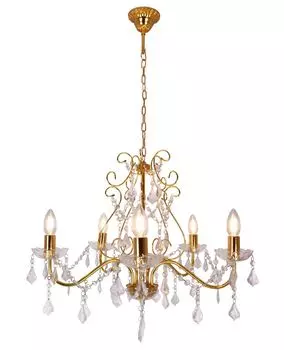 Корона 5-флаговая. с подвеской «ЛЮСИЯ» Nve, золото