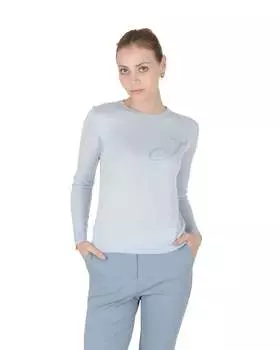 Лонгслив Crown Of Edinburgh Cashmere, синий