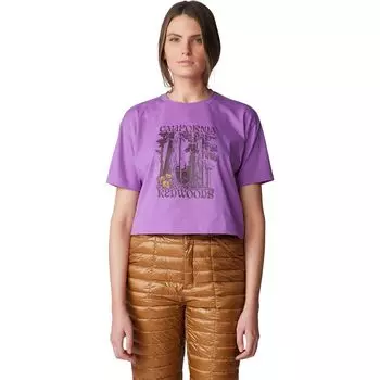 Короткая блуза свободного кроя Landmark Mountain Hardwear, сиреневый